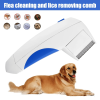 Pet Cat Dog Electric Terminator Brush Anti Removal Kill Lice Cleaner Electric Head Pet Fleas Electronic Lice Comb For Dog