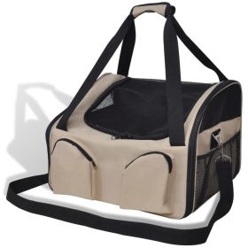 Portable Pet Bag with Shoulder Strap 15.7" x 13.8" x 9.8"