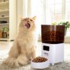 5L Automatic Pet Feeder Timed 2.4G WiFi Cat Feeder With App Control 1-10Meals Dry Food Per Day Type-C Battery Dual Power Supply For Cats Dogs