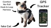 Realtime GSM GPRS Waterproof Pet Tracker for Dogs/Cats with Phone App Size:XS