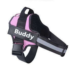 Dog Harness No Pull Reflective Breathable Adjustable Pet (Option: Pink-2XL)