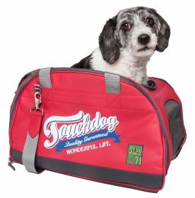 Touchdog Original Wick-Guard Water Resistant Fashion Pet Carrier (SKU: B80RDLG)