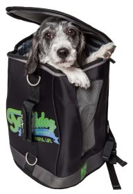 Touchdog Ultimate-Travel Airline Approved Backpack Carrying Water Resistant Pet Carrier (SKU: B83BKMD)