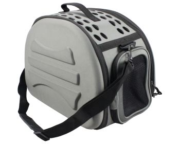 Narrow Shelled Lightweight Collapsible Military Grade Transportable Designer Pet Carrier (SKU: B52DGYMD)