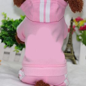 Pet four-legged clothes (Color: pink, size: XL)